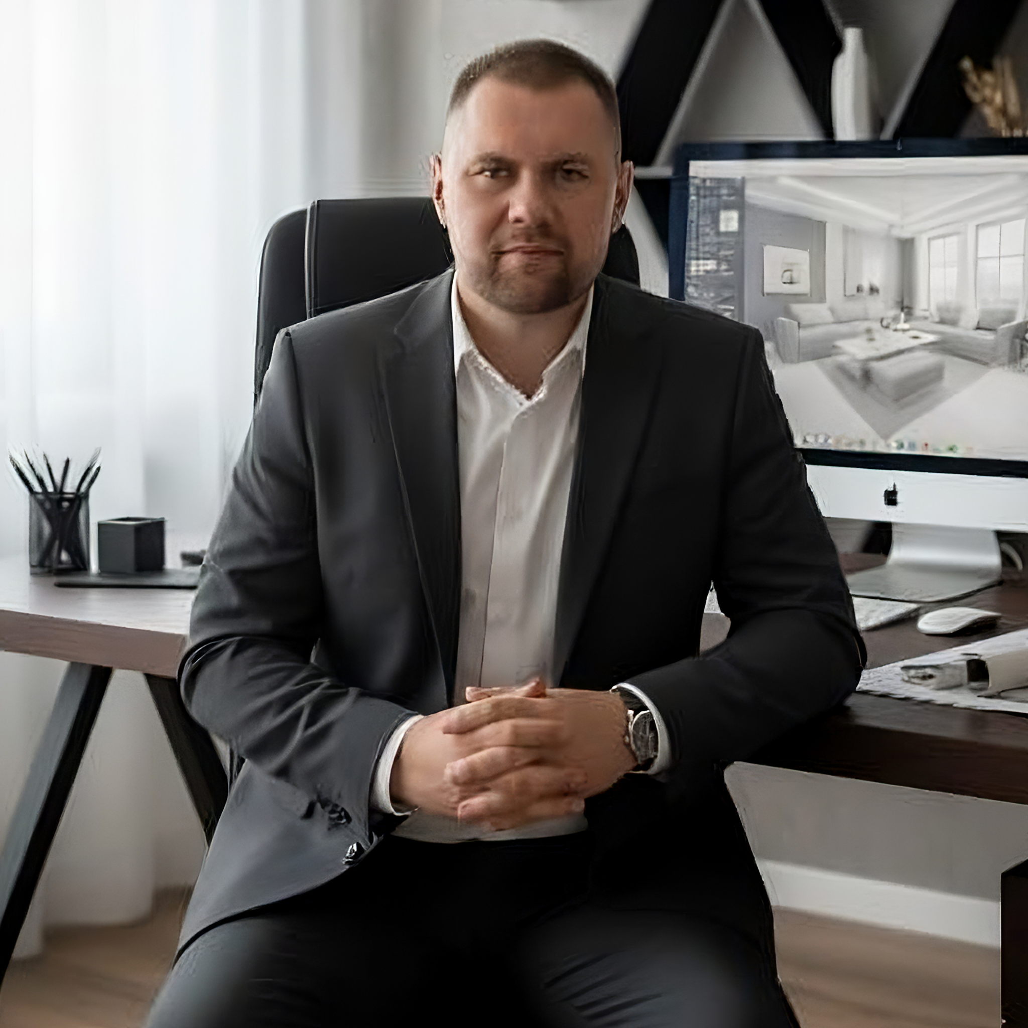 Dawid podczas pracy nad projektem