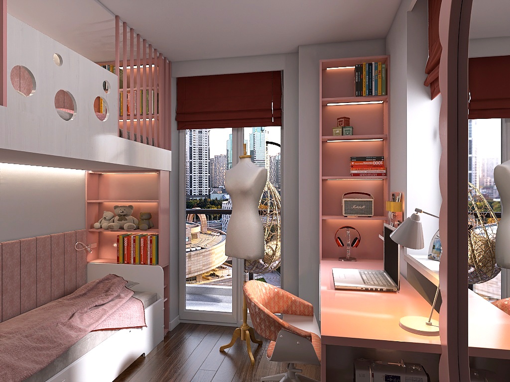 Pokój dziecka – wizualizacja 2